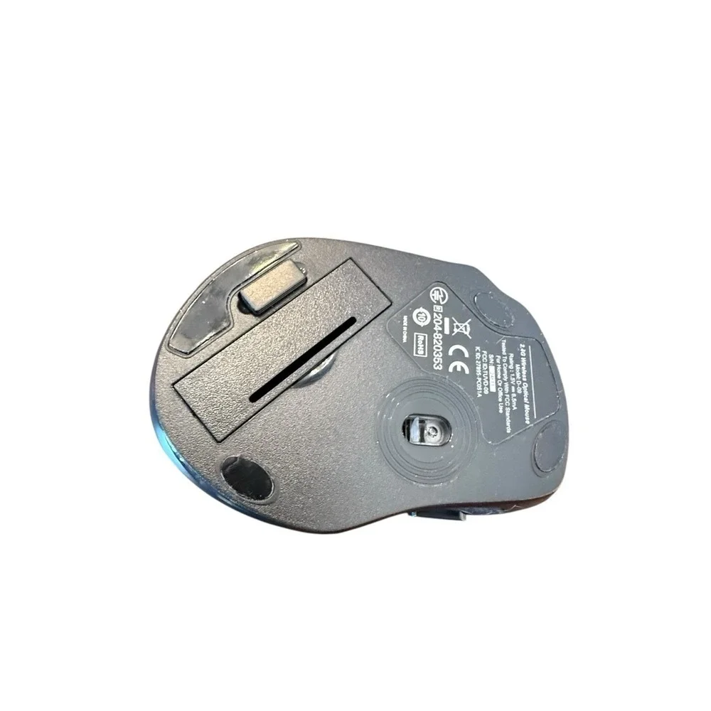 Wireless Mouse Black Ergonomic Computer Mouse with Adjustable DPI‎